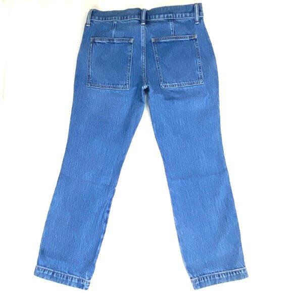NWT J. Crew Factory Women Cropped Ankle Patch Pocket Jeans Style# BT040 Size 26P - Picture 3 of 6